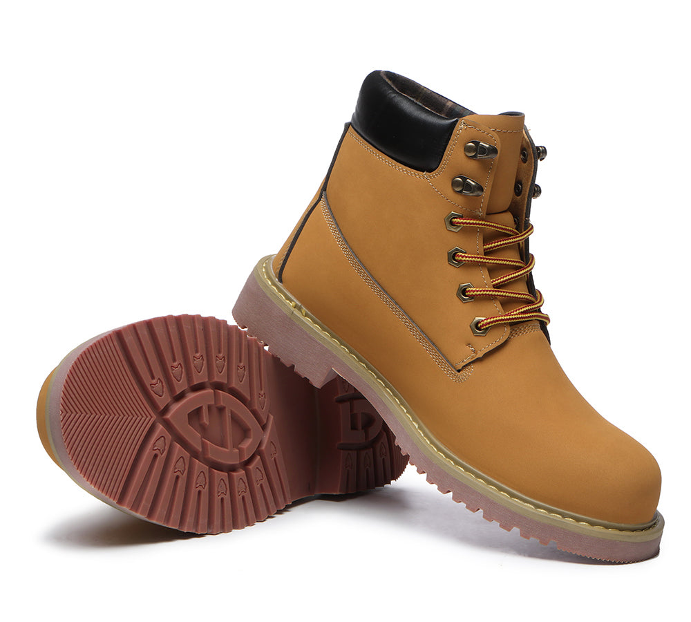 TARRAMARRA® Men Lace Up Chunky Work Boots Jaden