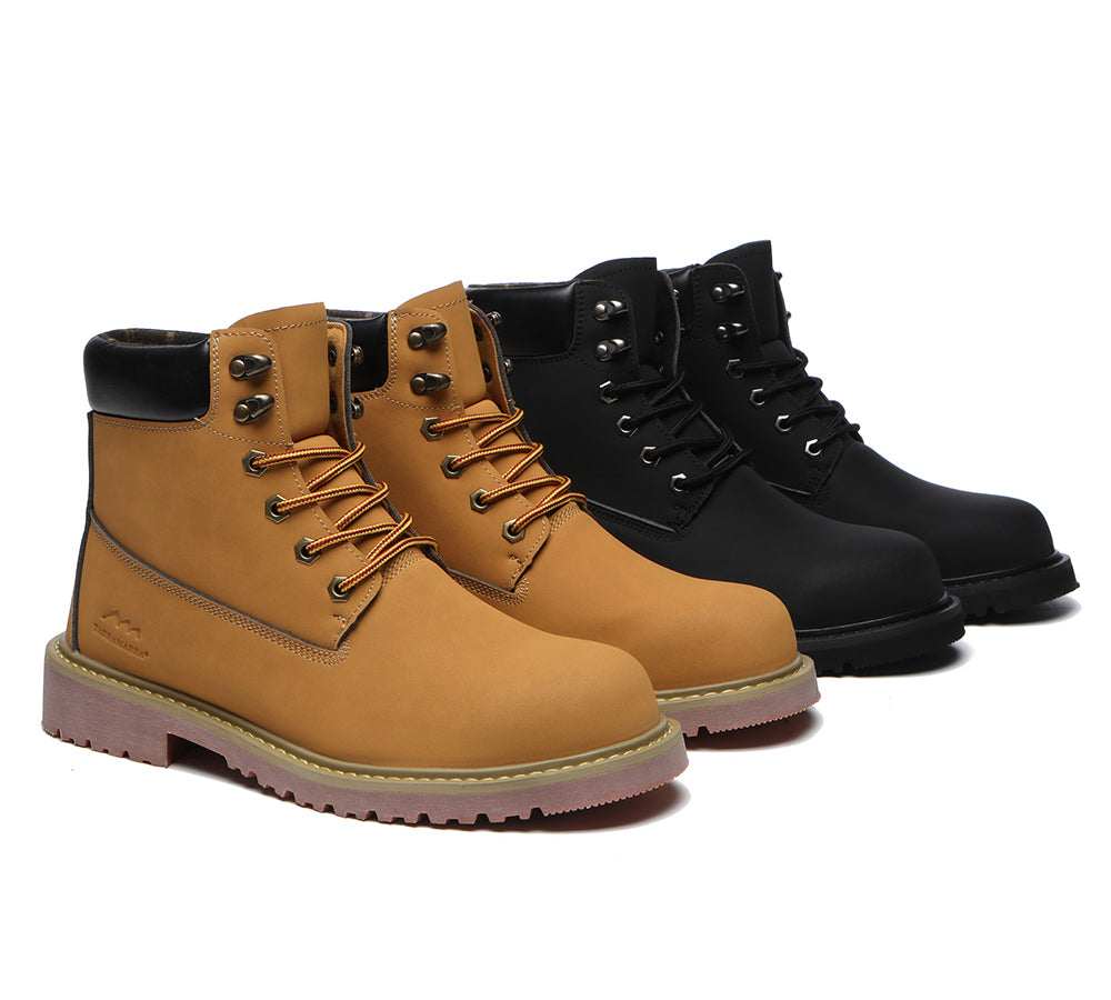 TARRAMARRA® Men Lace Up Chunky Work Boots Jaden