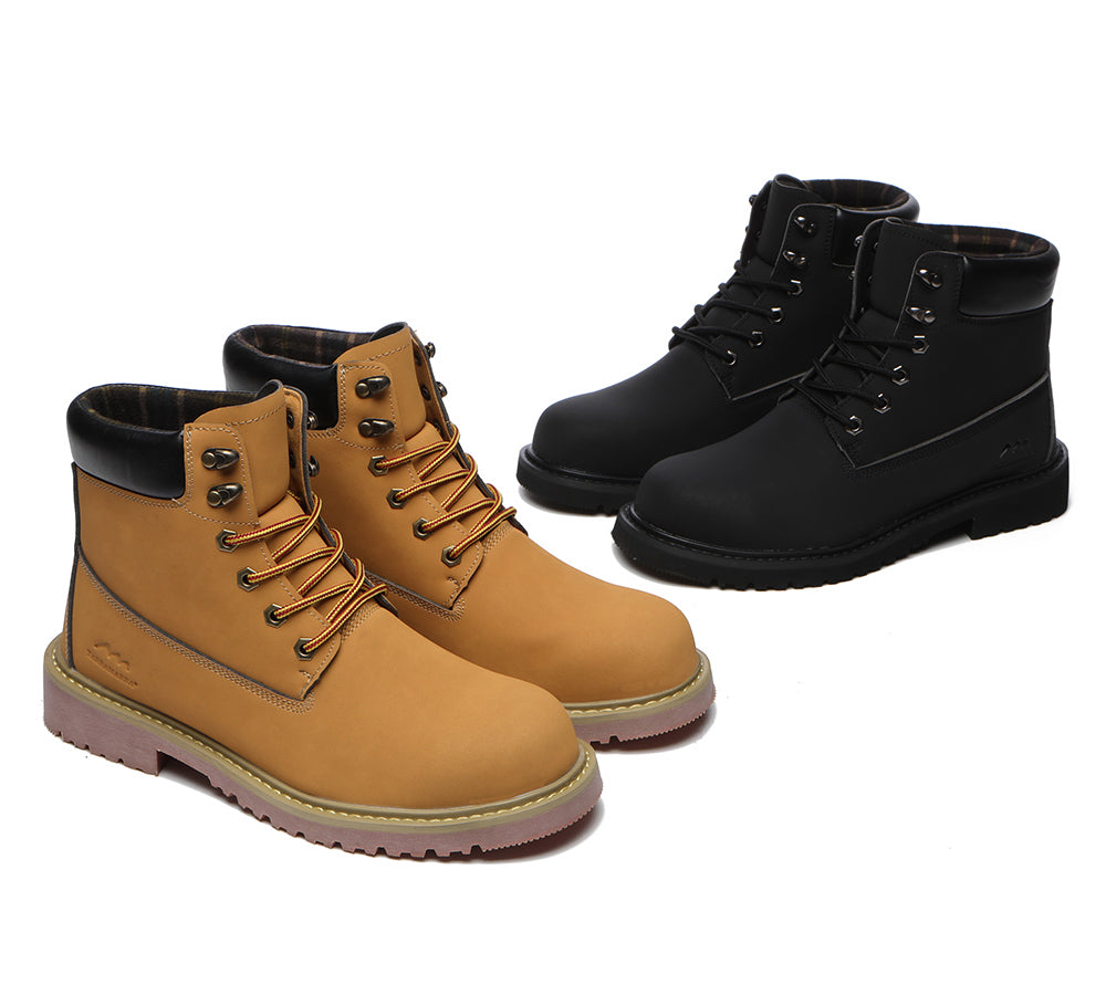 TARRAMARRA® Men Lace Up Chunky Work Boots Jaden