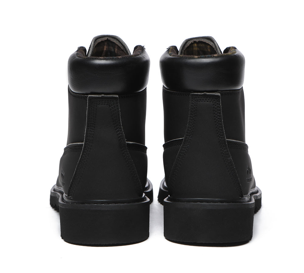 TARRAMARRA® Men Lace Up Chunky Work Boots Jaden