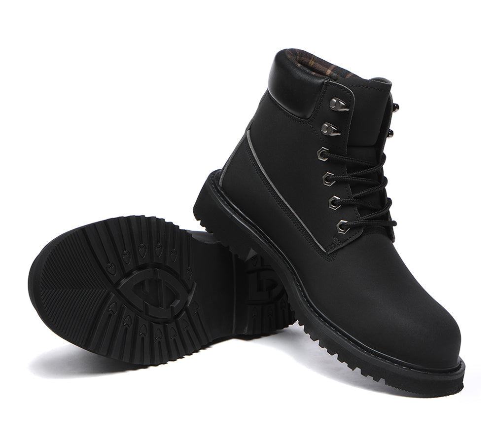 TARRAMARRA® Men Lace Up Chunky Work Boots Jaden