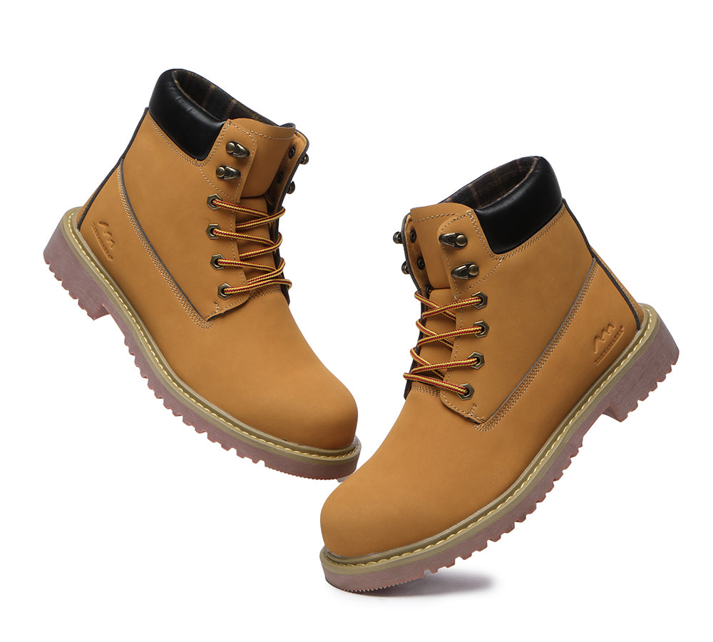 TARRAMARRA® Men Lace Up Chunky Work Boots Jaden