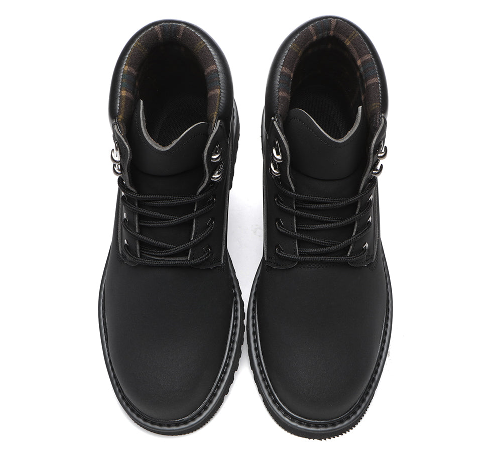 TARRAMARRA® Men Lace Up Chunky Work Boots Jaden