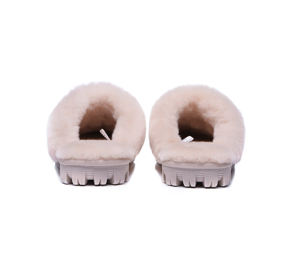 AUSTRALIAN SHEPHERD® UGG Slippers Sheepskin Unisex Waffle Scuff