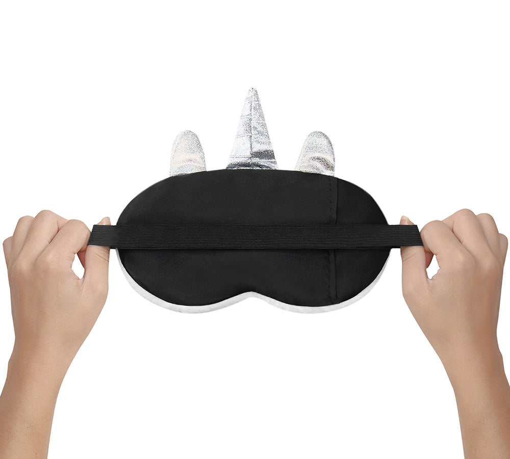 TARRAMARRA® Faux Fur Ultra Plush Unicorn Eye Mask