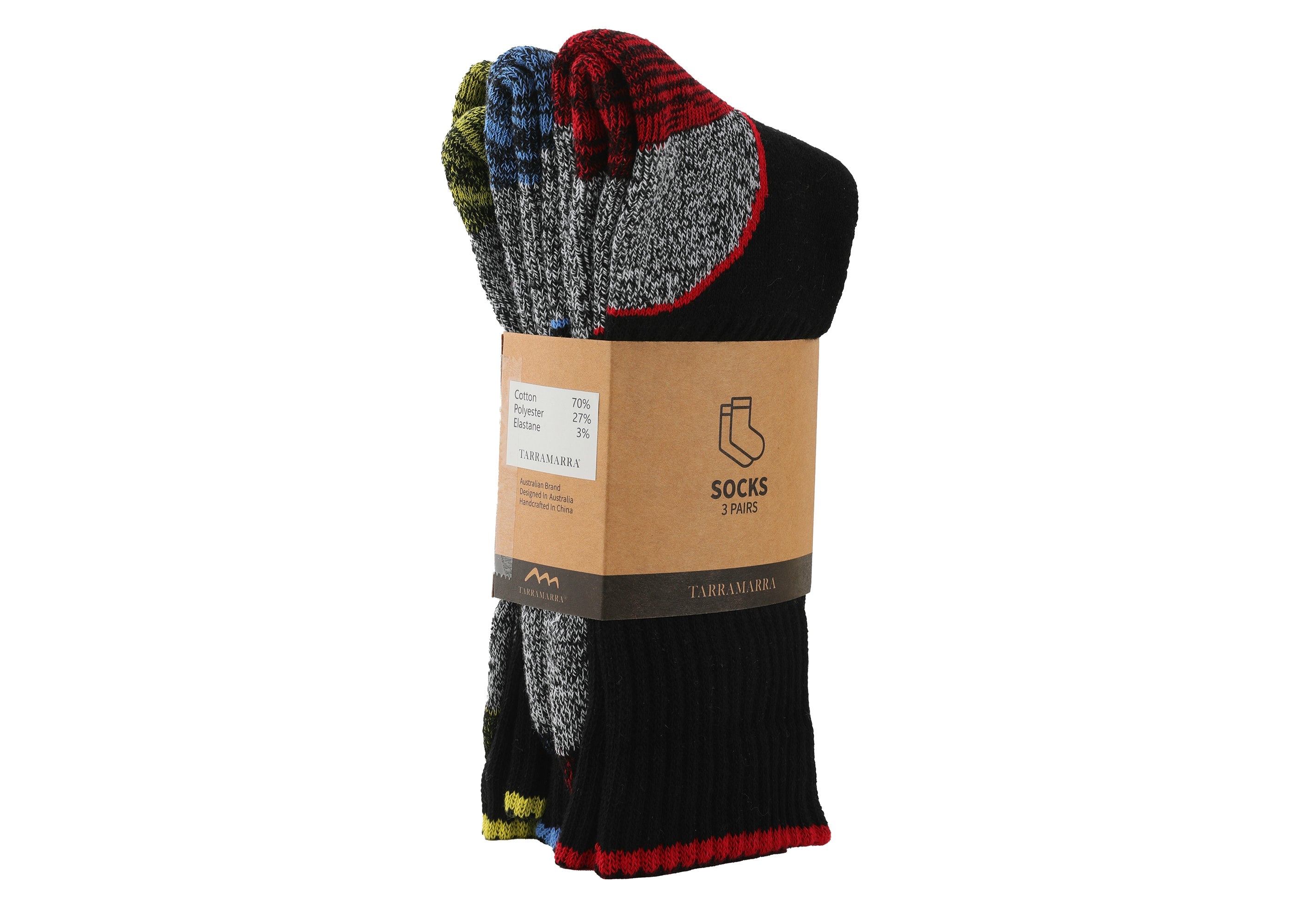 TARRAMARRA® Connor Summer Unisex Socks Three Paris