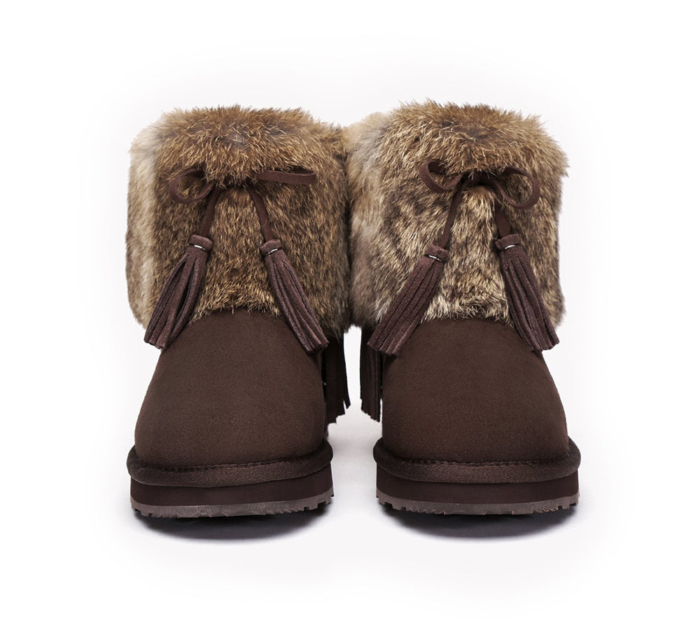 Urban UGG® Sheepskin Ankle Fur Top Women Boots Urban Foxy