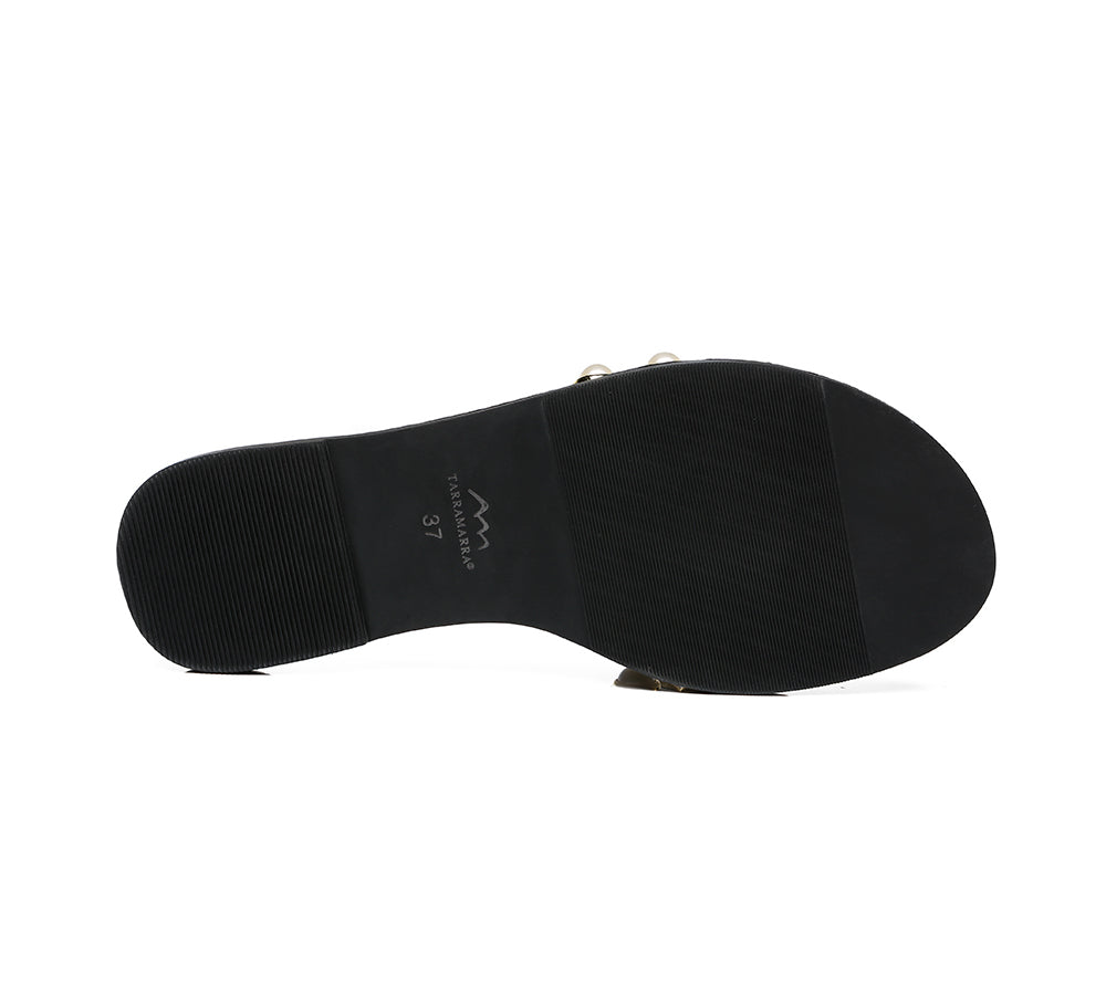 TARRAMARRA® Women Junia Leather Flat Slides