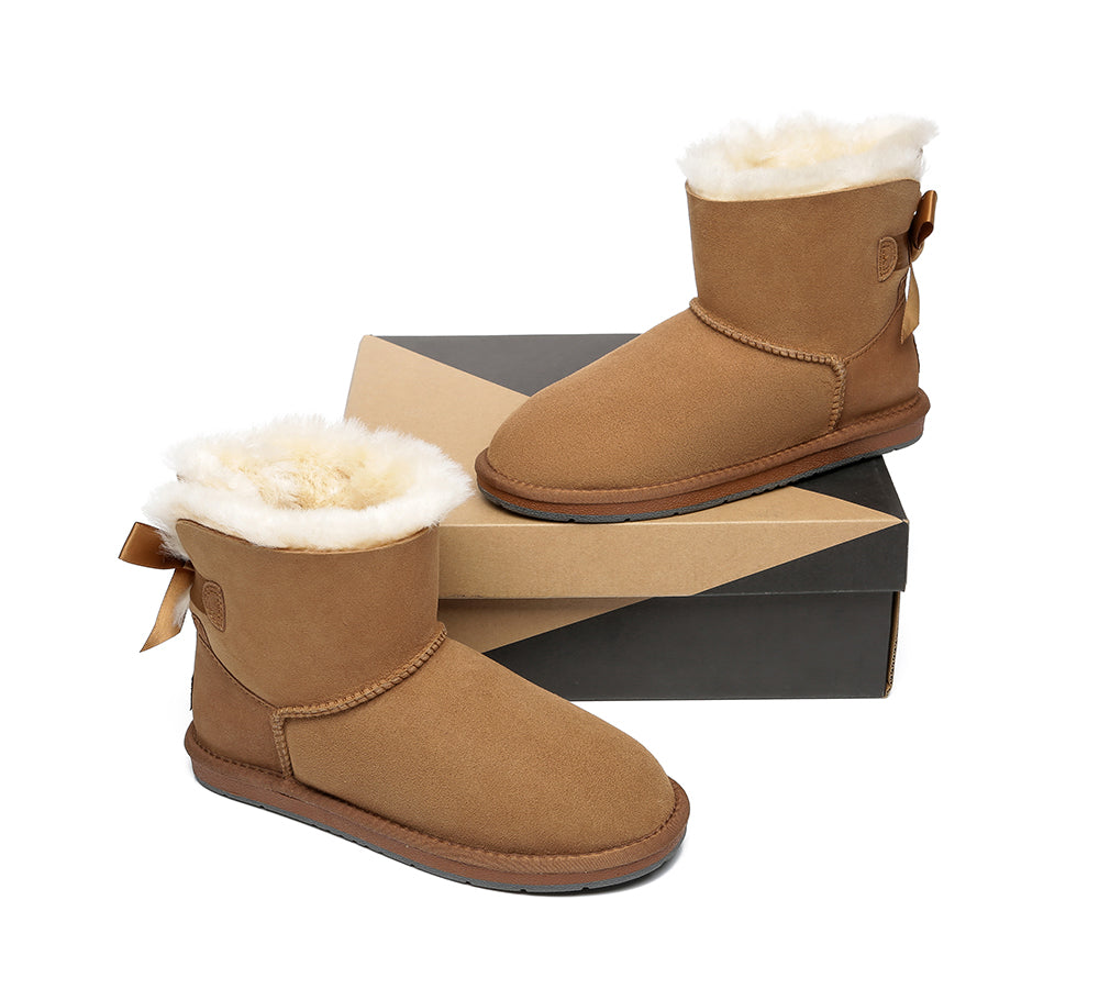 AUSTRALIAN SHEPHERD® Womens Mini Bailey Bow Ugg Boots