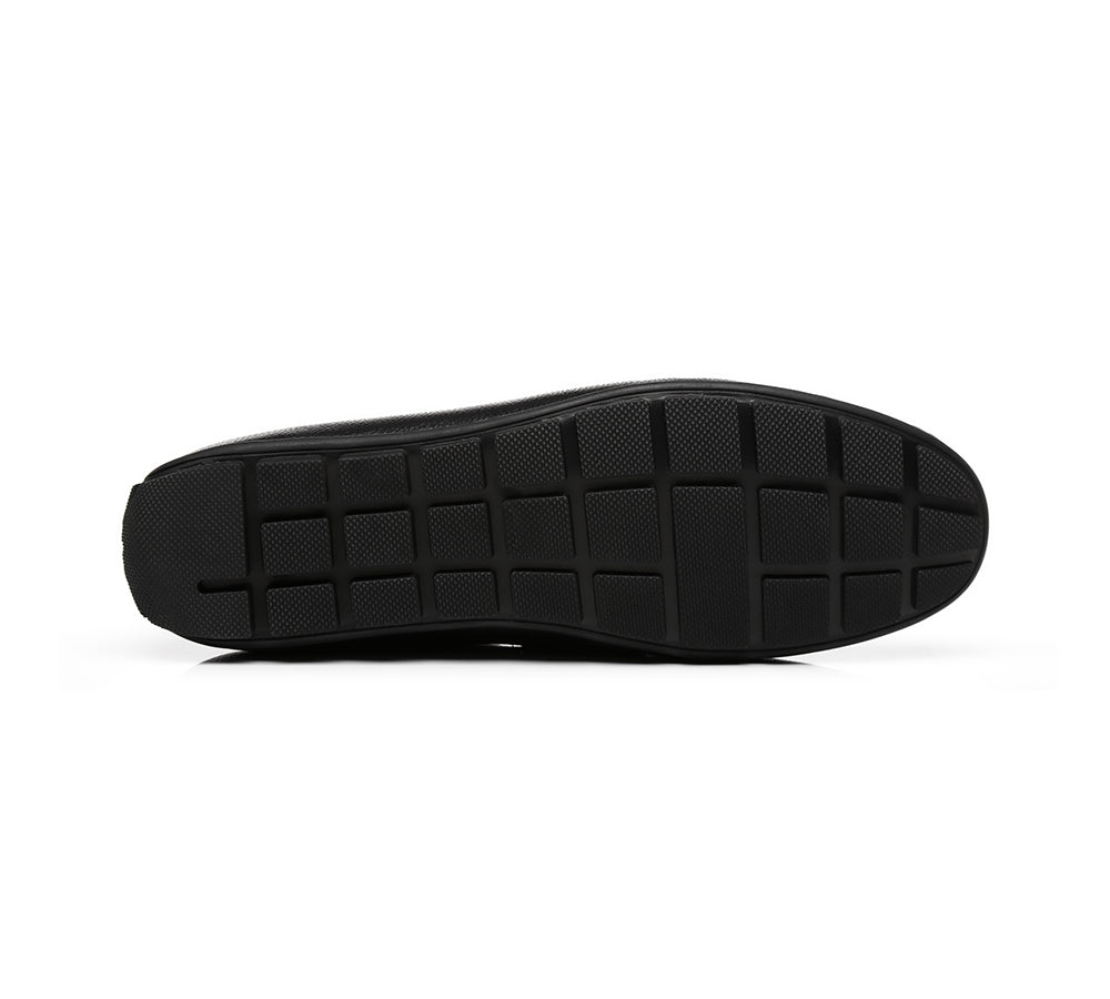 TARRAMARRA® Men Leather Black Loafers Colin