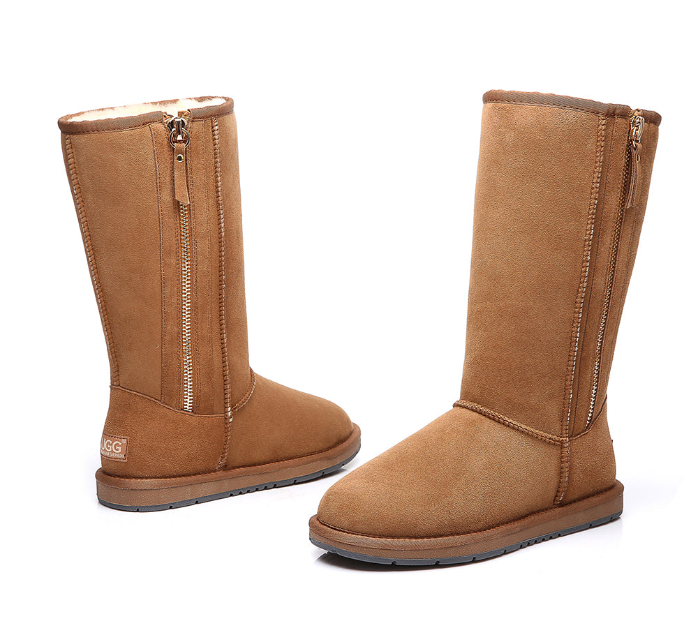 AUSTRALIAN SHEPHERD® Tall Zip Ugg Boots