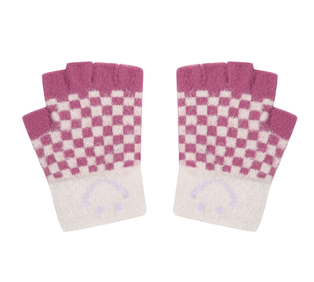 TARRAMARRA® Kids Knit Fingerless Ultra Plush Knit Gloves