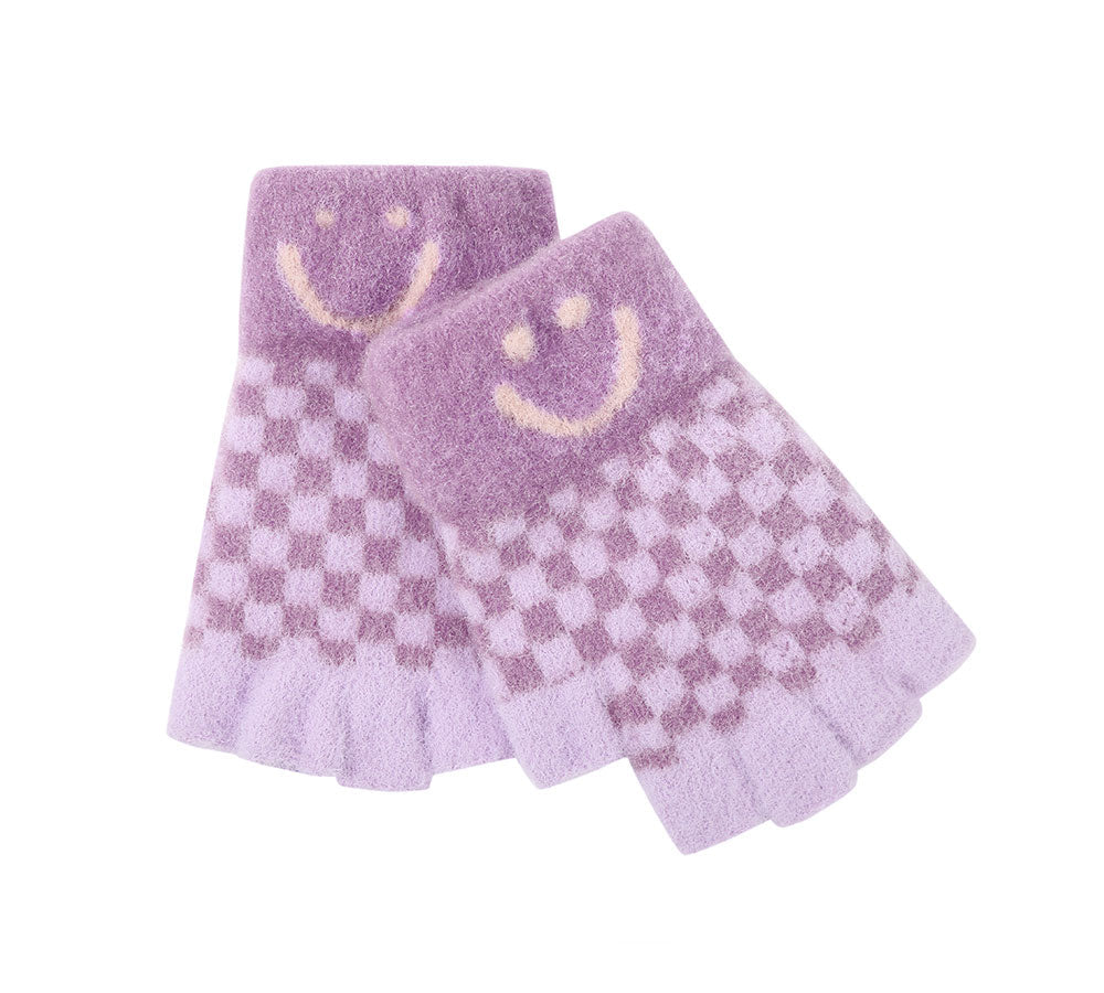 TARRAMARRA® Kids Knit Fingerless Ultra Plush Knit Gloves