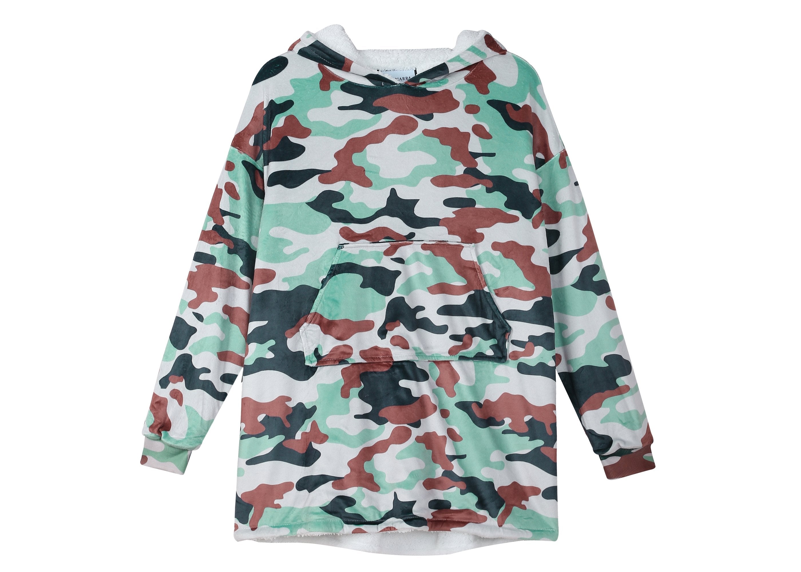 TARRAMARRA® Kids Reversible Hoodie Blanket Camouflage Pattern