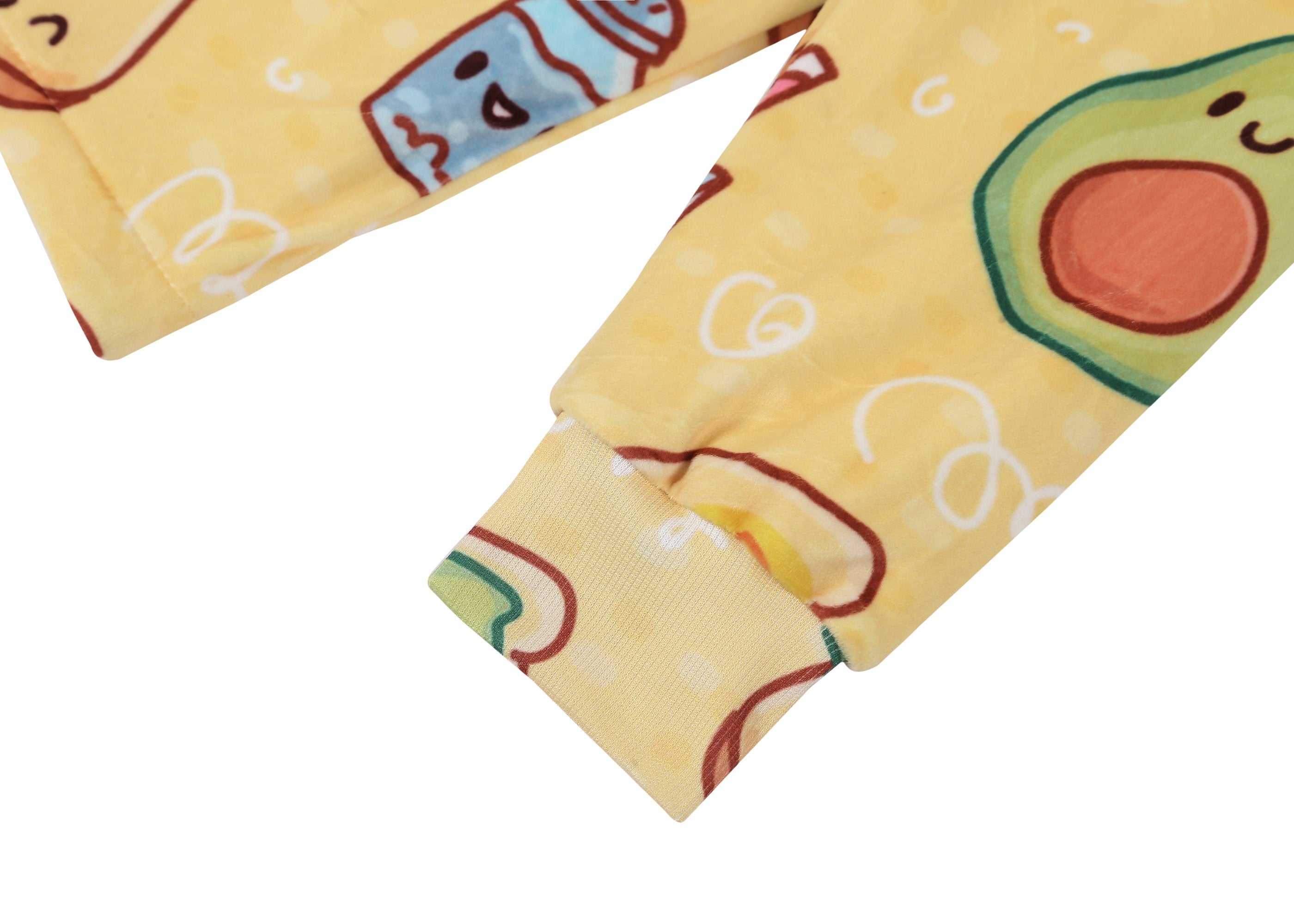 TARRAMARRA® Women and Men Reversible Hoodie Blanket Breakfast Print