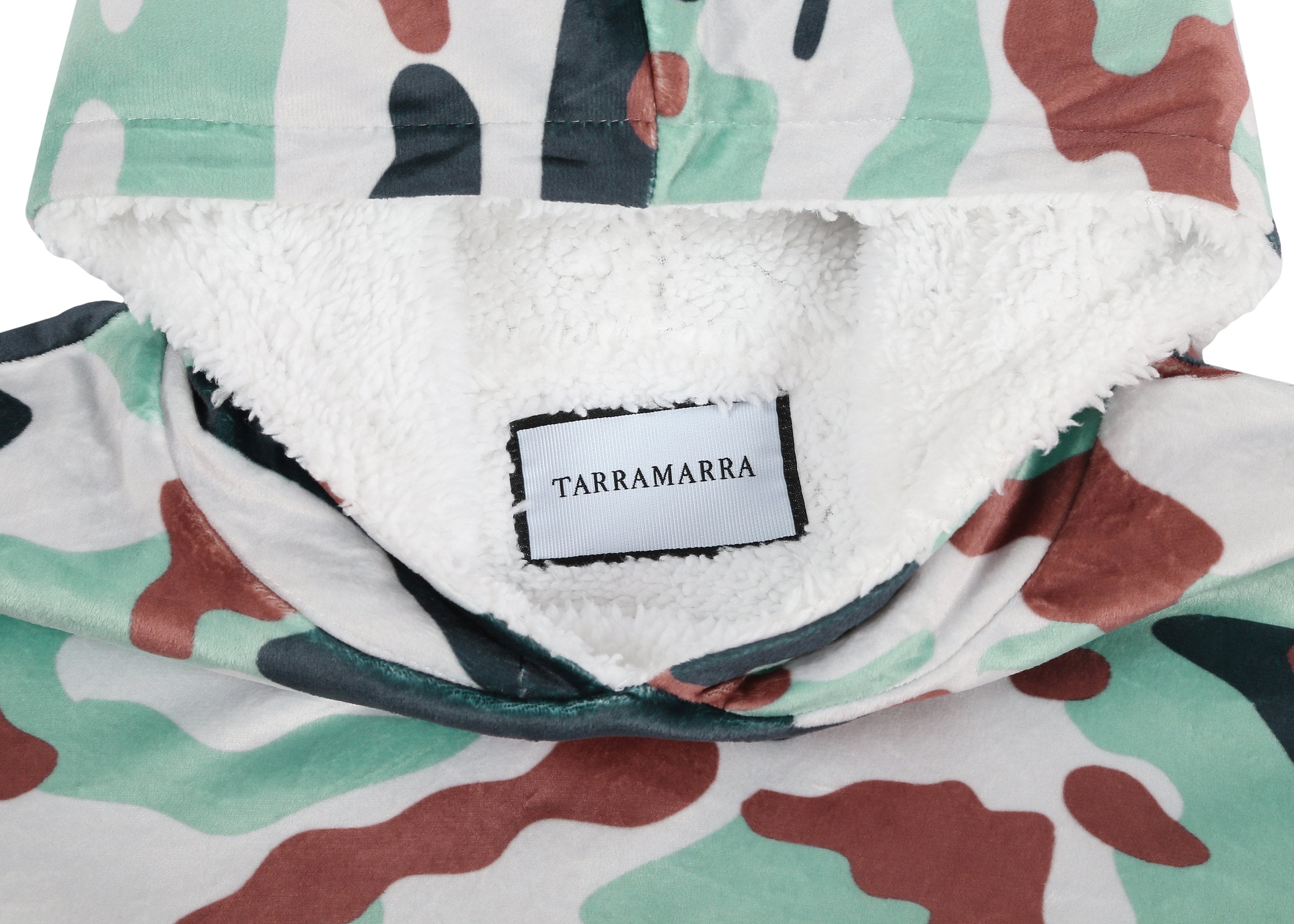 TARRAMARRA® Kids Reversible Hoodie Blanket Camouflage Pattern