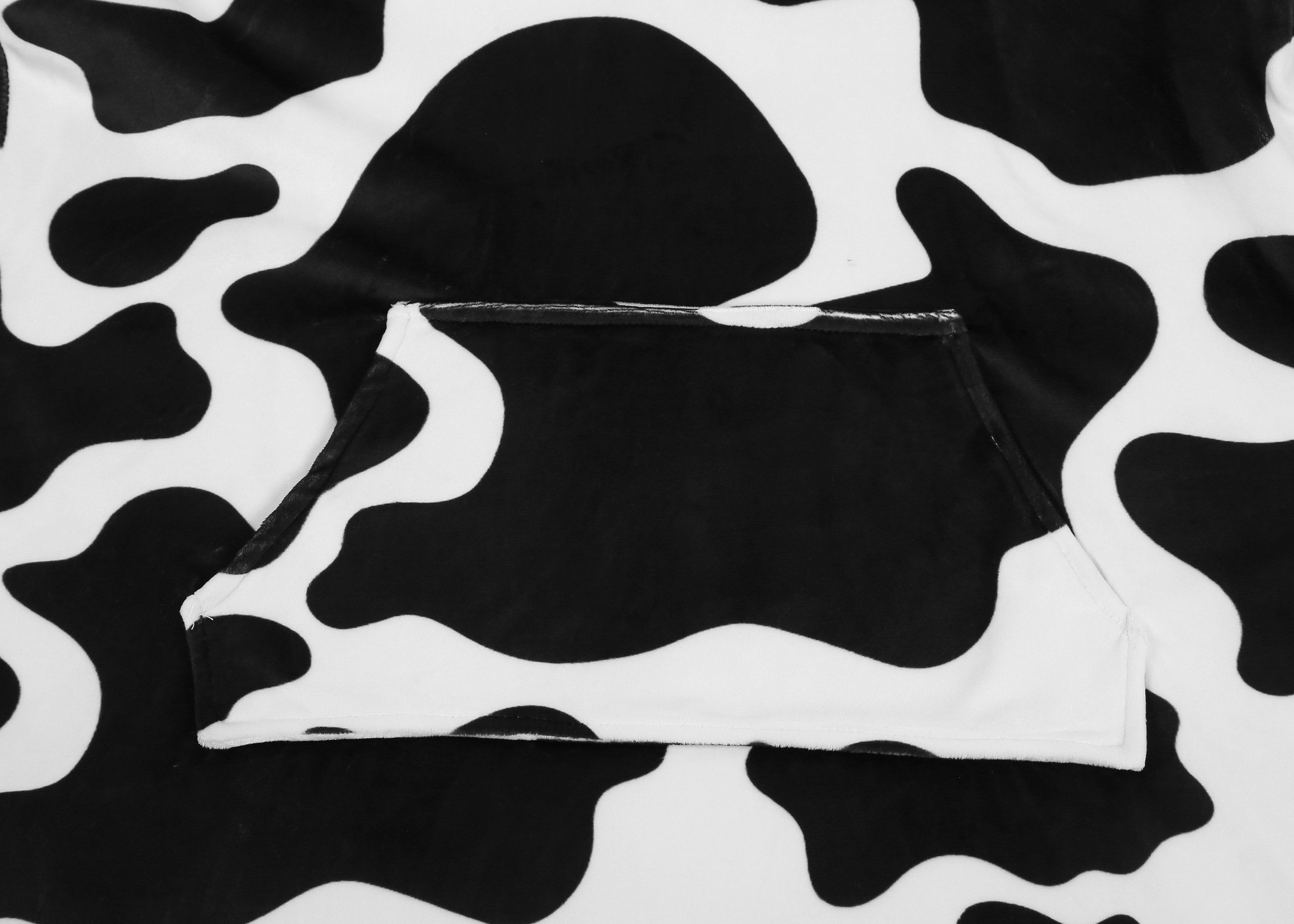 TARRAMARRA® Kids Reversible Hoodie Blanket Cow Pattern