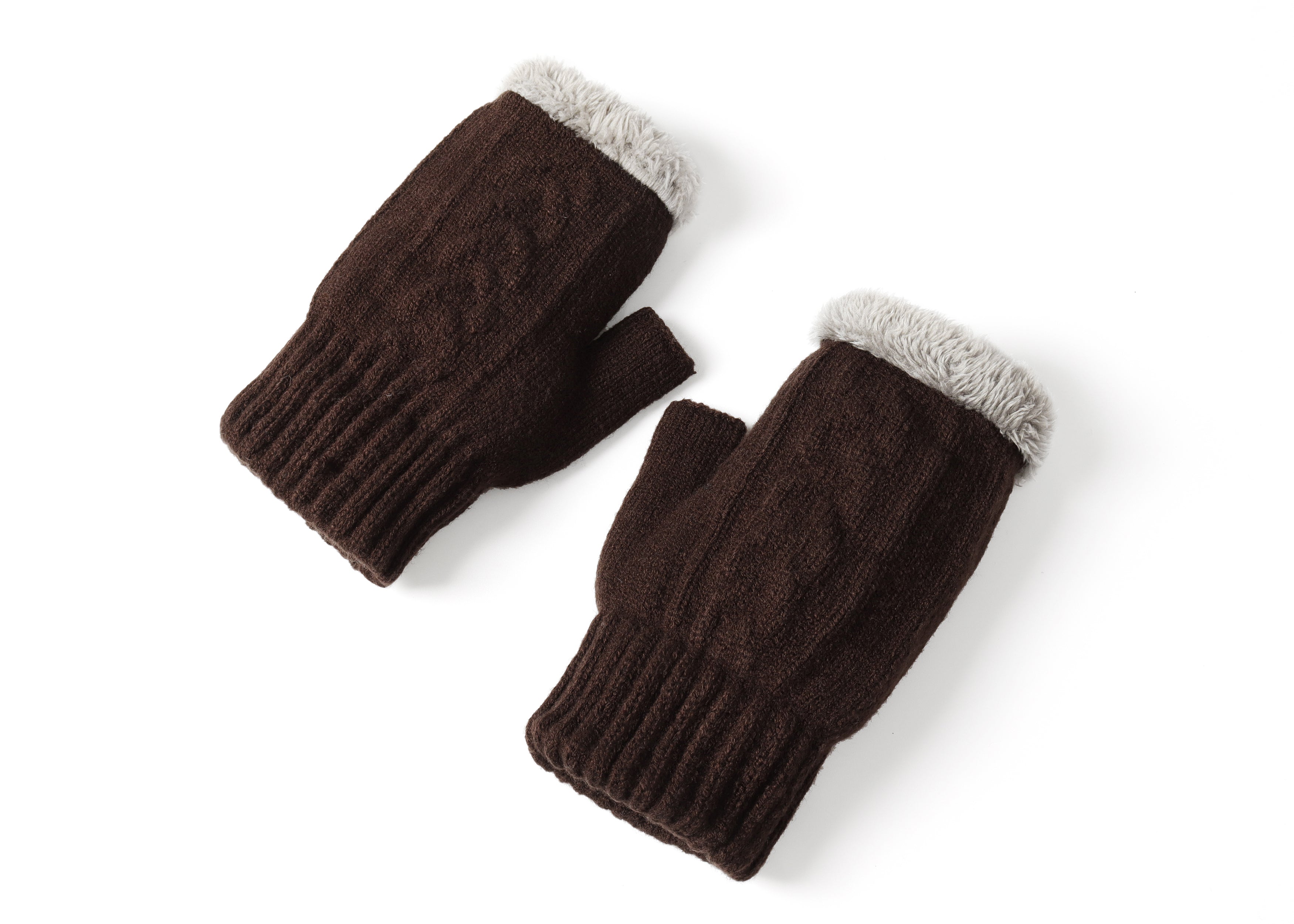 TARRAMARRA® Fingerless Ultra Plush Knit Gloves