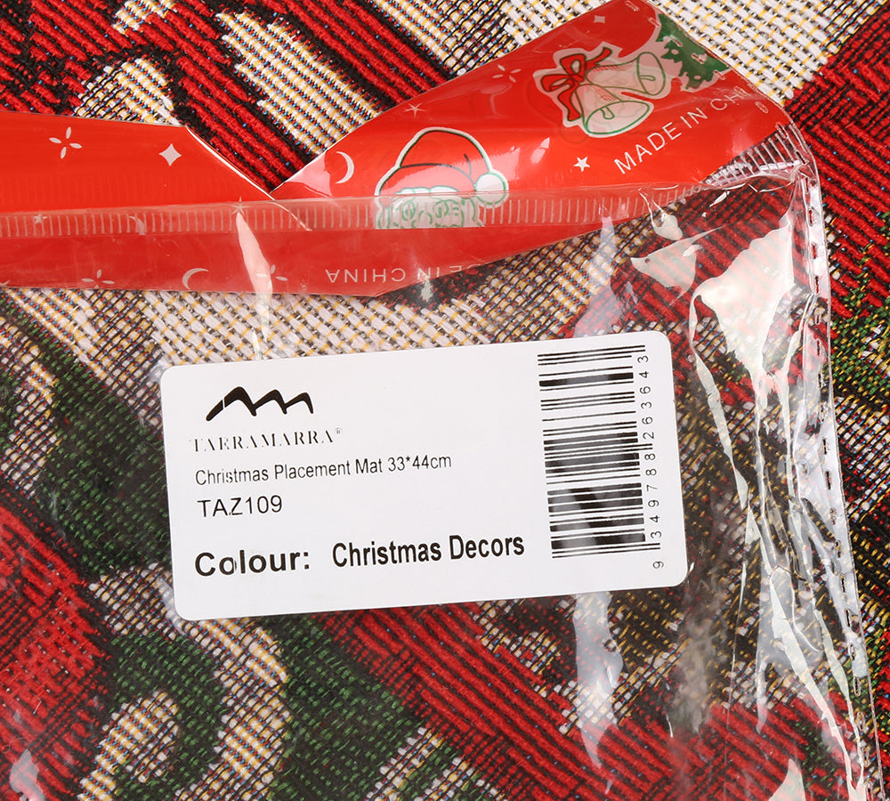 TARRAMARRA® Christmas Placement Mat Two Pieces