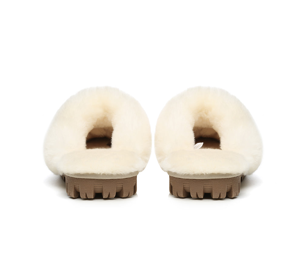 AUSTRALIAN SHEPHERD® UGG Slippers Sheepskin Unisex Waffle Scuff