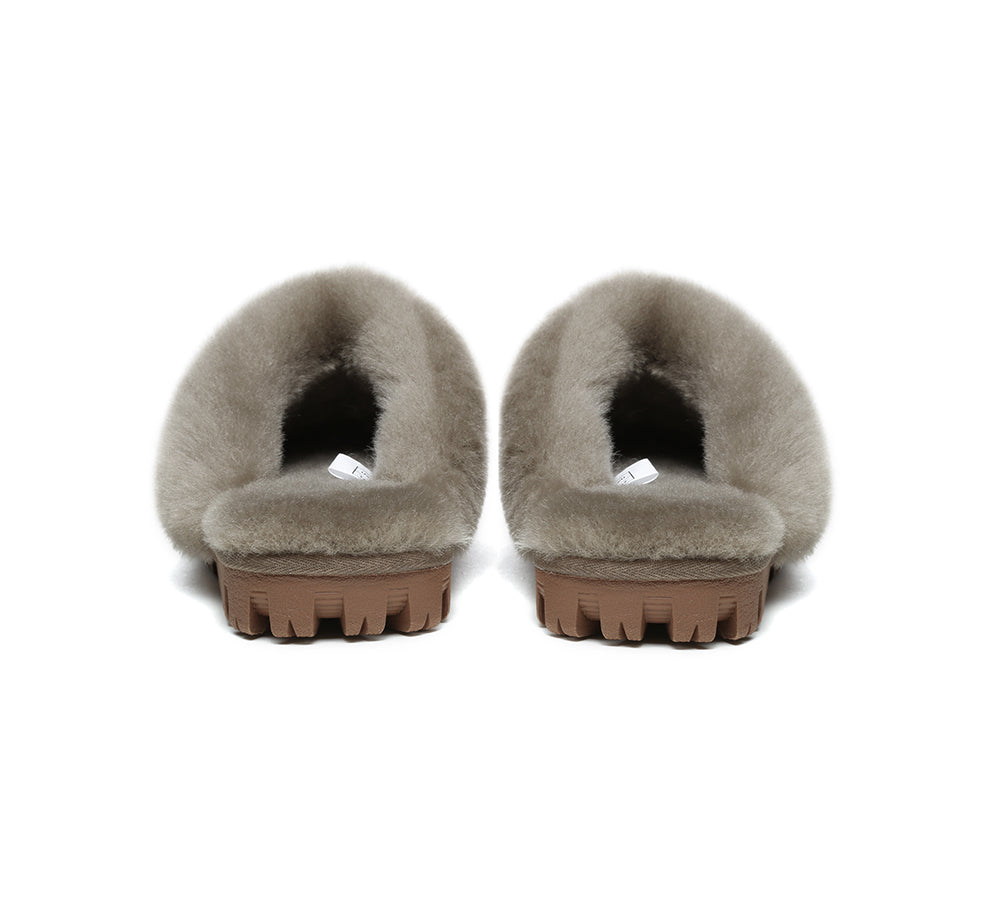 AUSTRALIAN SHEPHERD® UGG Slippers Sheepskin Unisex Waffle Scuff