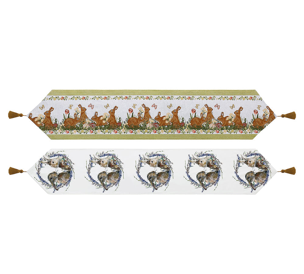TARRAMARRA® Bunny Table Runner with Tassels