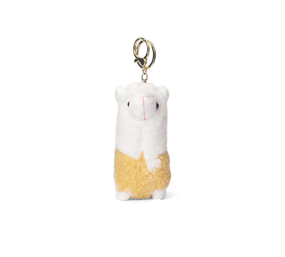 AUSTRALIAN SHEPHERD® Cute Plush Alpaca Keyring