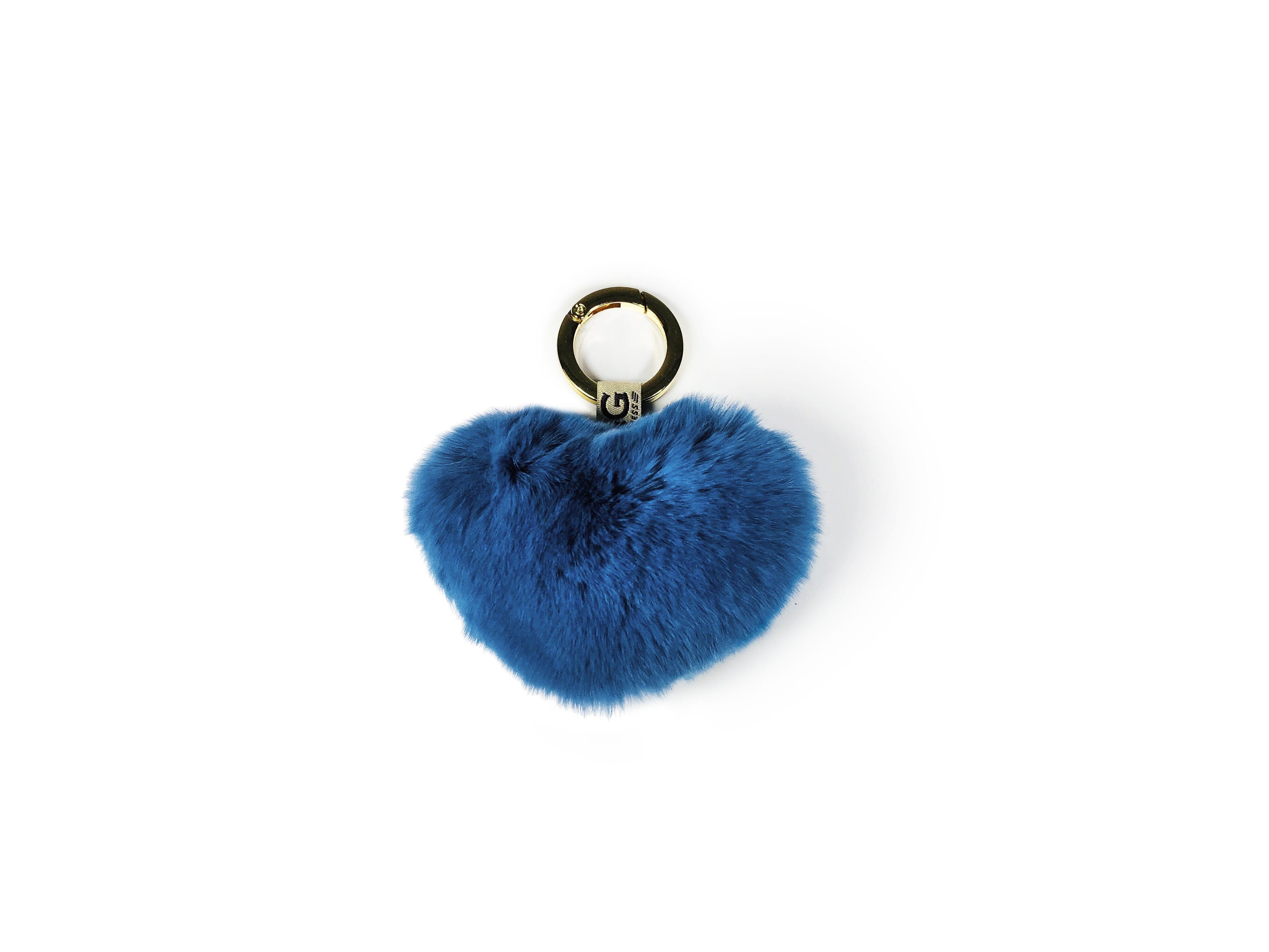 Plush Heart Keychain