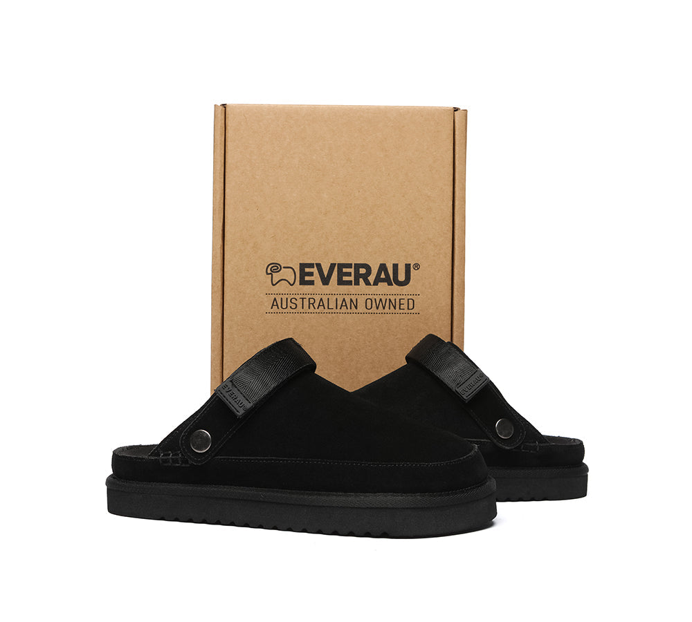 EVERAU® Adjustable Strap Slip-on Flat Sandal Slippers Sierra