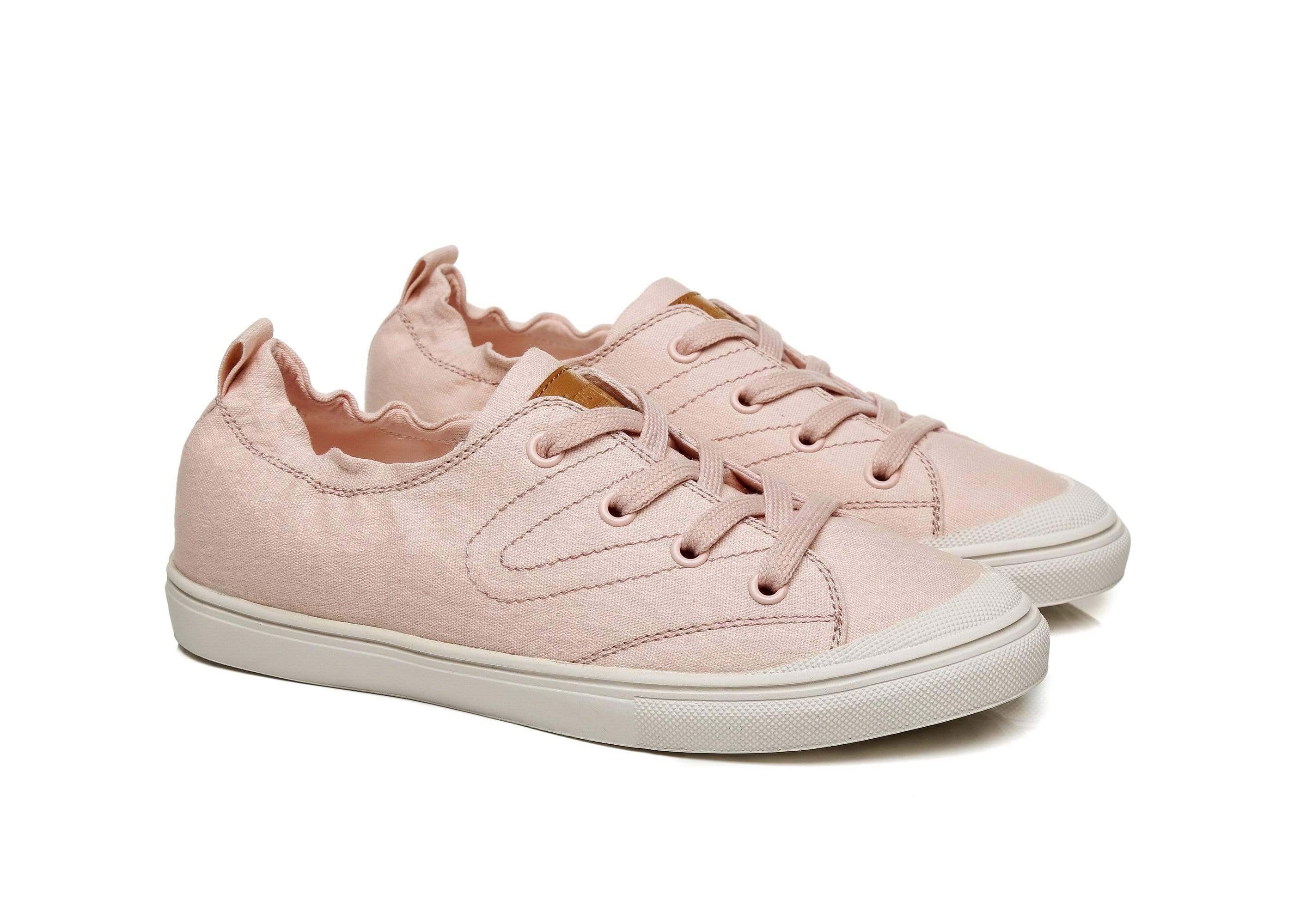 Womens Mousse Flat Sneakers