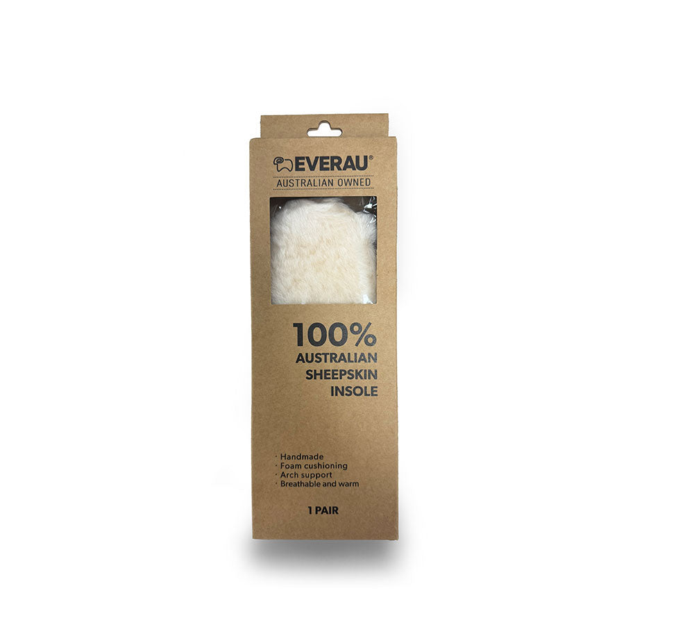 EVERAU® UGG Boots Slippers Insole Sheepskin Wool Insert