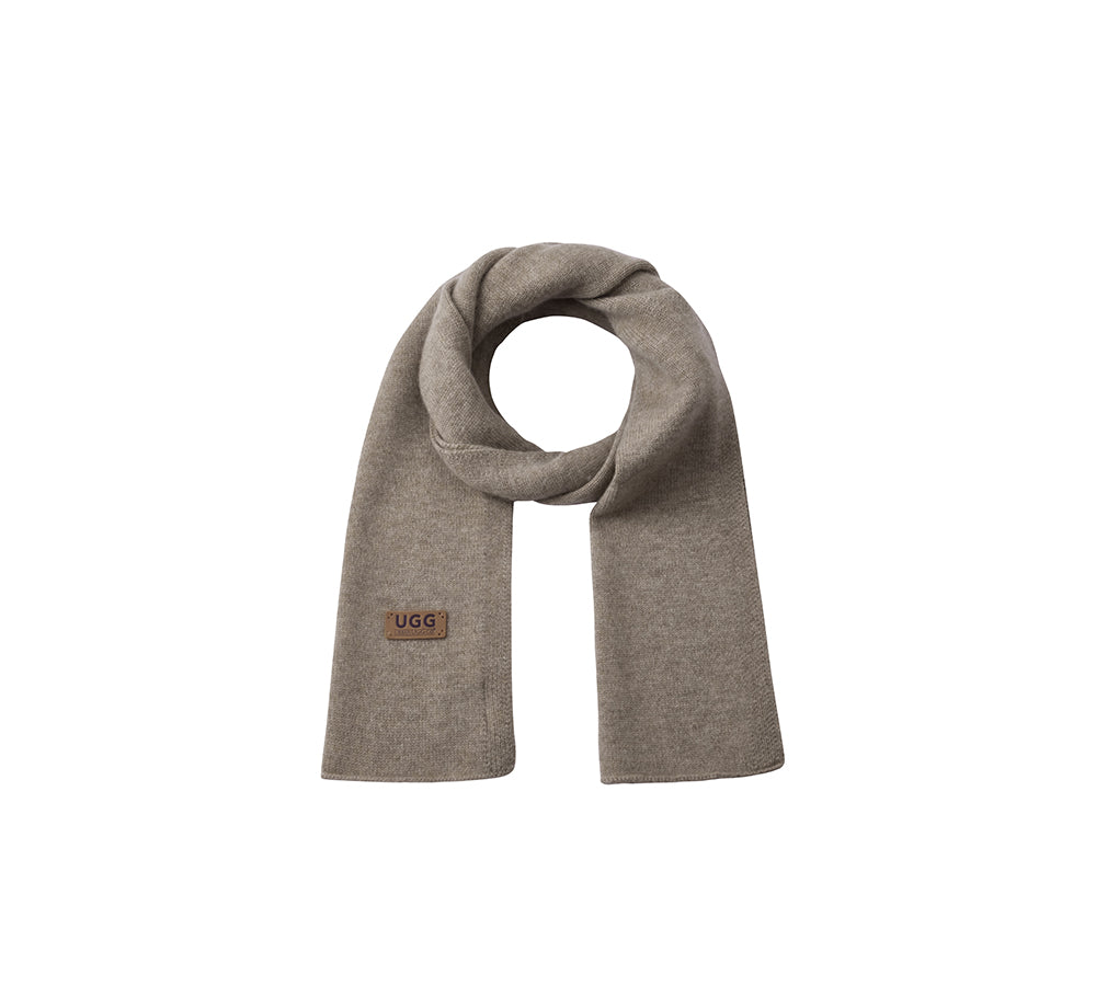 URBAN UGG® Wool Cashmere Blend Plain Scarf Auvin