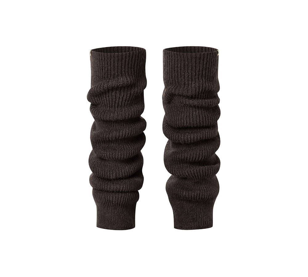 AUSTRALIAN SHEPHERD® Women Stretchy Knit Leg Warmers Slouch Socks