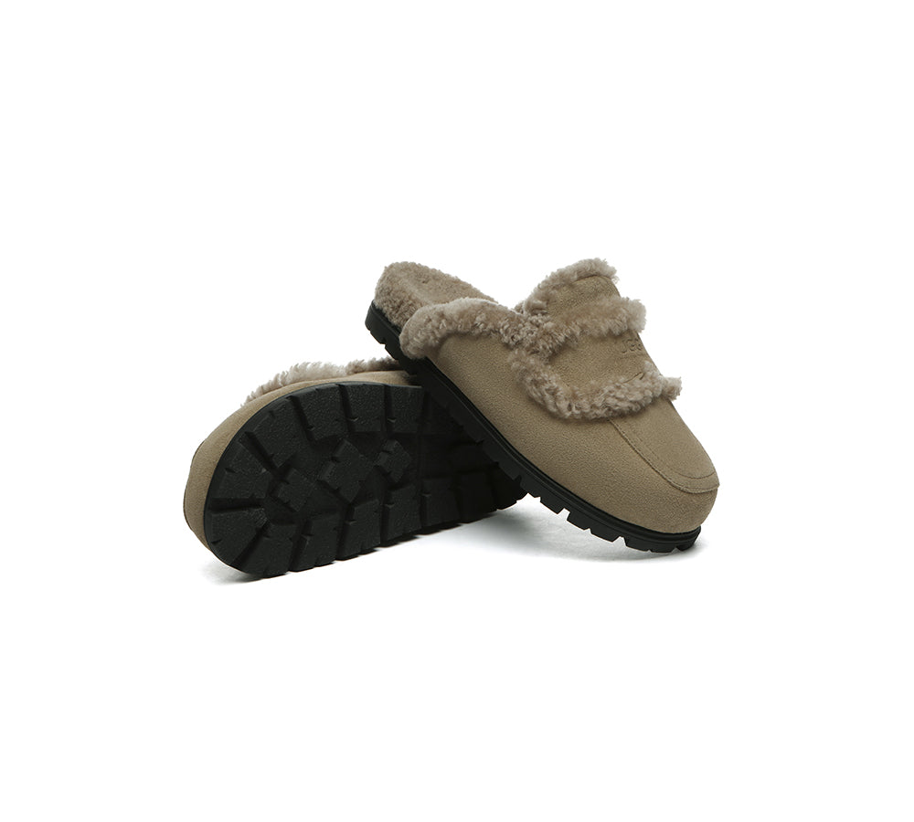 AUSTRALIAN SHEPHERD® UGG Slippers Sheepskin Wool Shearling Lined Remi