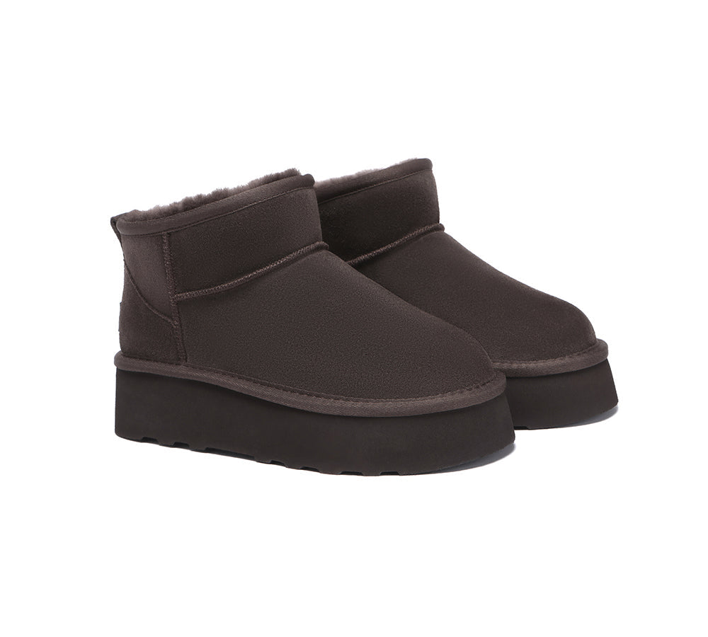AUSTRALIAN SHEPHERD® Ugg Mini Platform Ugg Boots Thick Bottom Ronnie