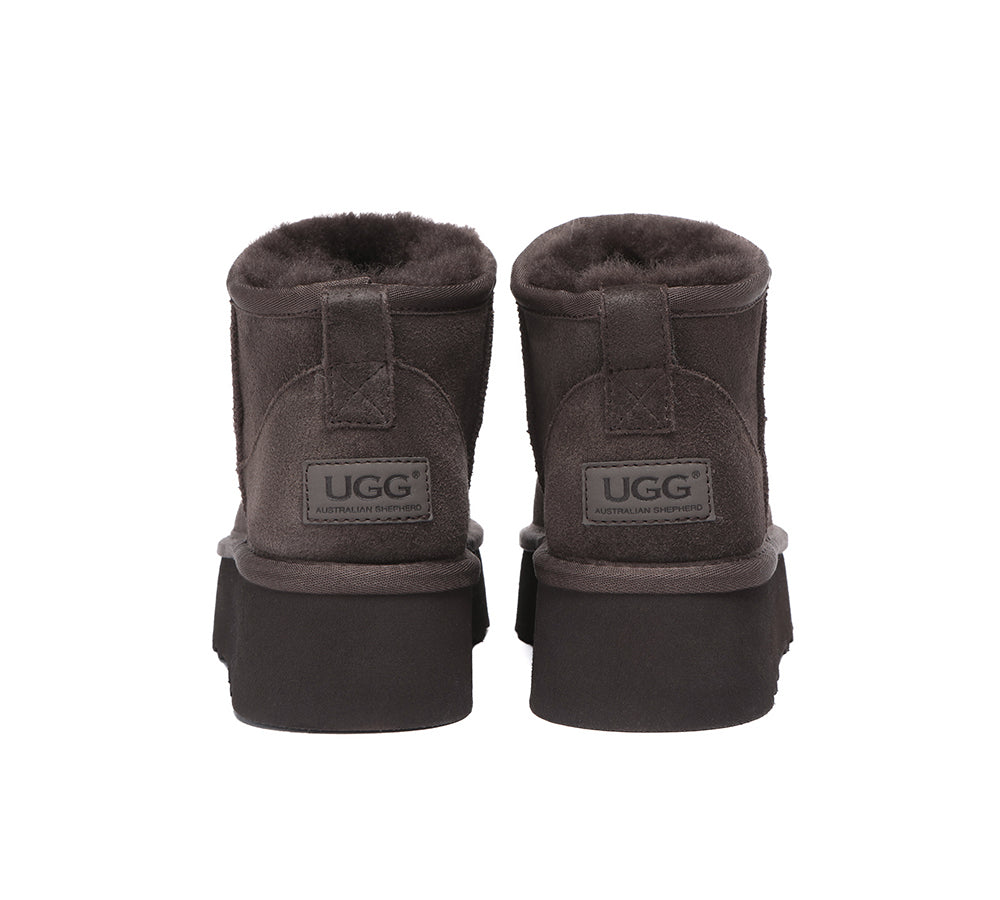 AUSTRALIAN SHEPHERD® Ugg Mini Platform Ugg Boots Thick Bottom Ronnie
