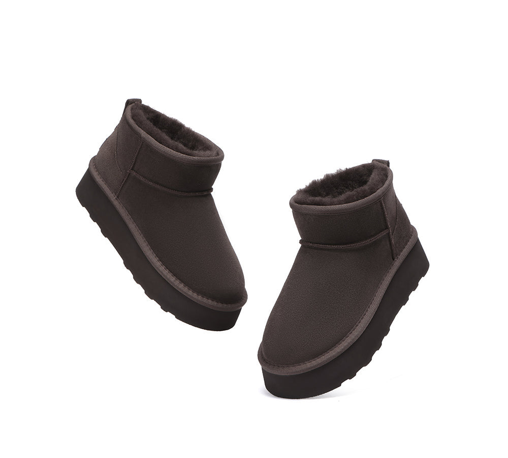 AUSTRALIAN SHEPHERD® Ugg Mini Platform Ugg Boots Thick Bottom Ronnie