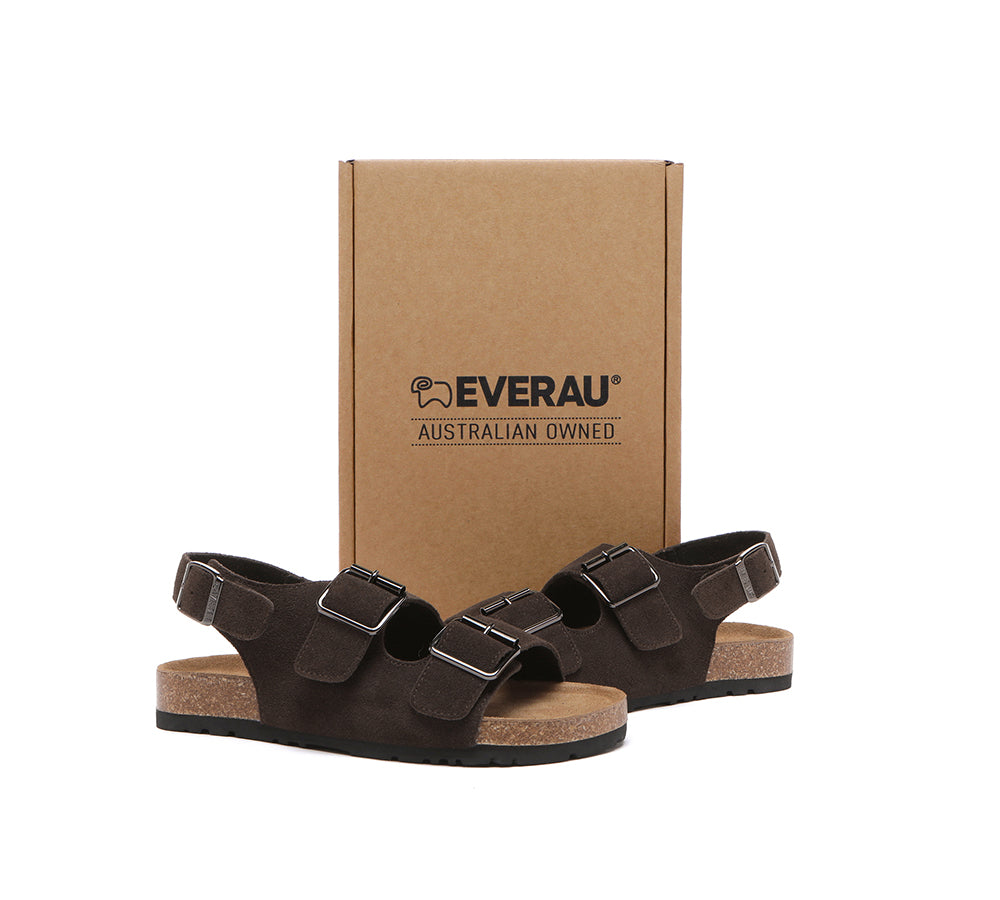 EVERAU® Adjustable Straps Embossed Slingback Summer Sandals Layne