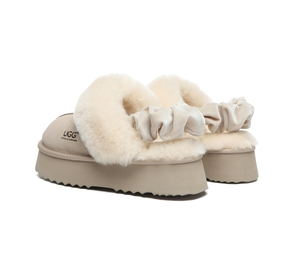 AUSTRALIAN SHEPHERD® Slippers Removable Elastic Metal Connection Velvet Strap