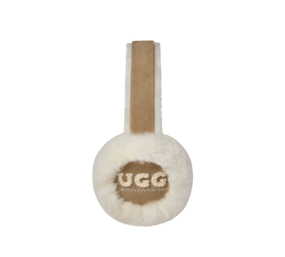 AUSTRALIAN SHEPHERD® UGG Women Sheepskin Wool Cloud Earmuff