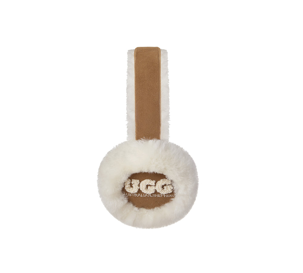 AUSTRALIAN SHEPHERD® UGG Kids Sheepskin Wool Cloud Earmuff