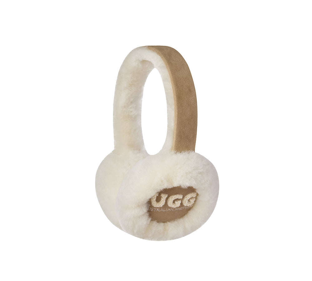 AUSTRALIAN SHEPHERD® UGG Women Sheepskin Wool Cloud Earmuff