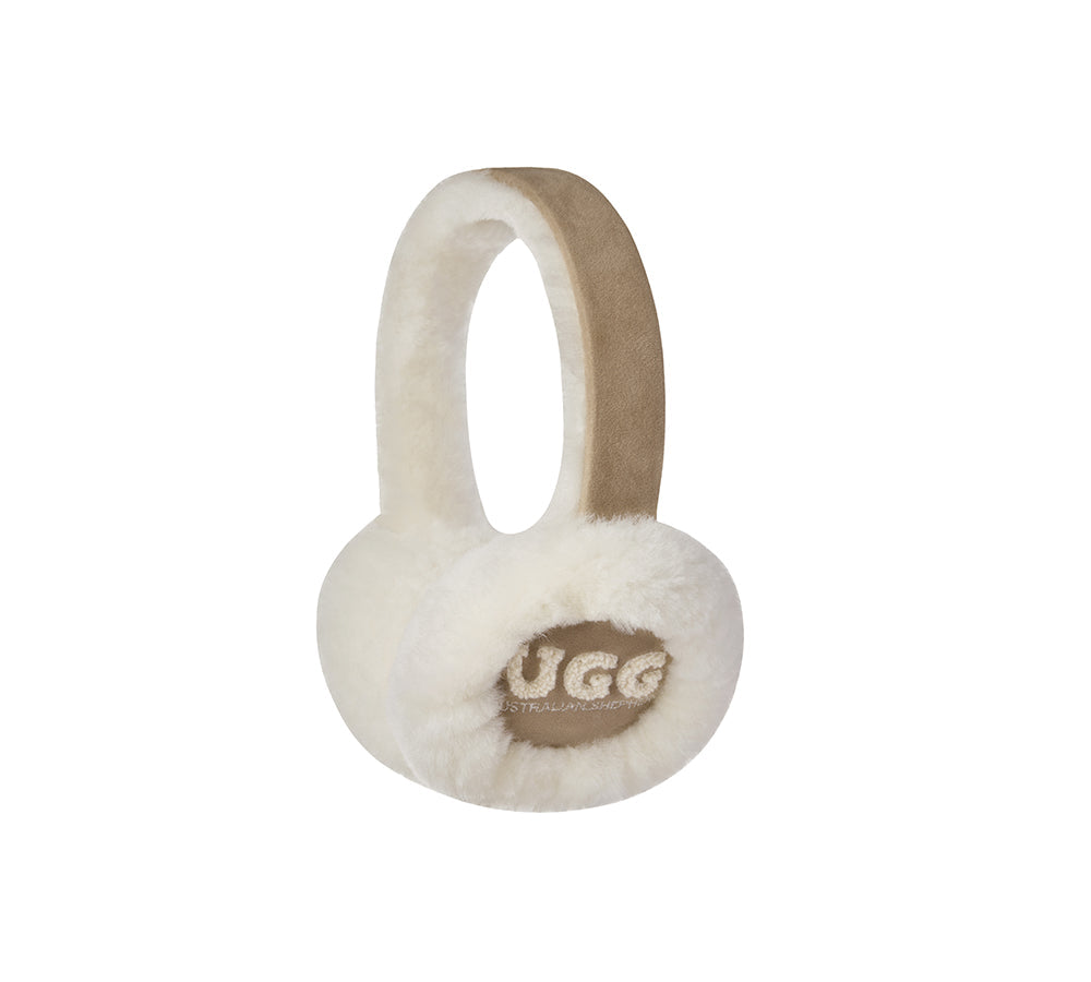 AUSTRALIAN SHEPHERD® UGG Kids Sheepskin Wool Cloud Earmuff