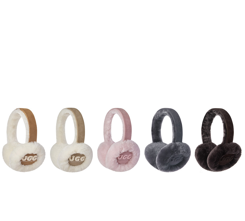 AUSTRALIAN SHEPHERD® UGG Kids Sheepskin Wool Cloud Earmuff