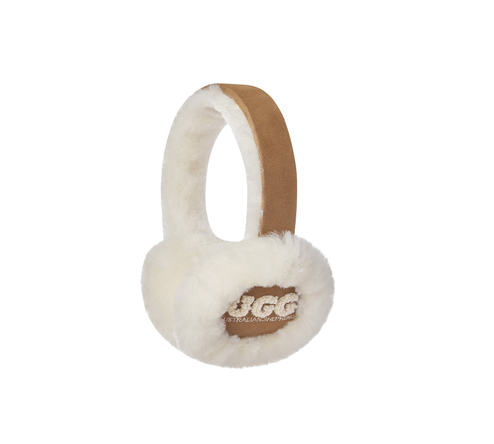 AUSTRALIAN SHEPHERD® UGG Kids Sheepskin Wool Cloud Earmuff