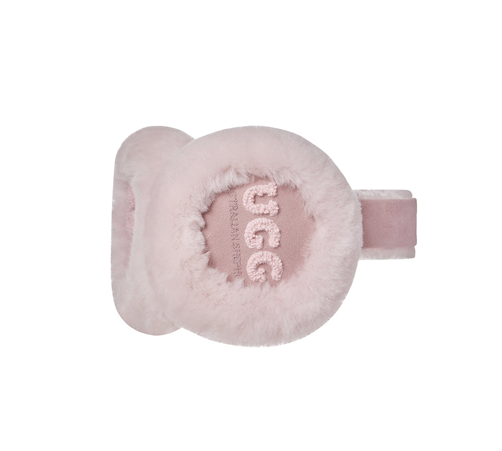 AUSTRALIAN SHEPHERD® UGG Kids Sheepskin Wool Cloud Earmuff