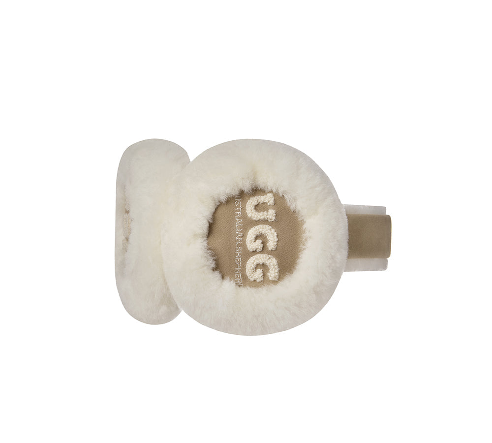 AUSTRALIAN SHEPHERD® UGG Kids Sheepskin Wool Cloud Earmuff