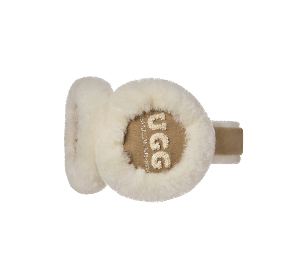 AUSTRALIAN SHEPHERD® UGG Women Sheepskin Wool Cloud Earmuff