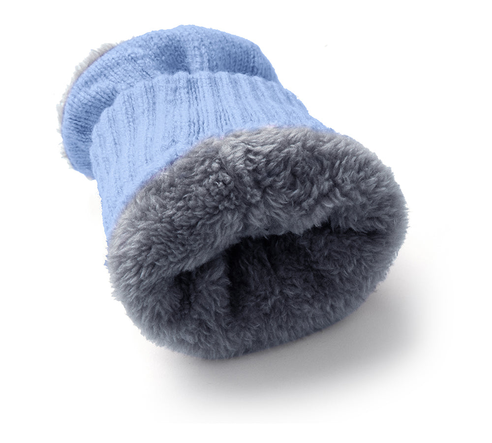 EVERAU® Fingerless Ultra Plush Knit Gloves