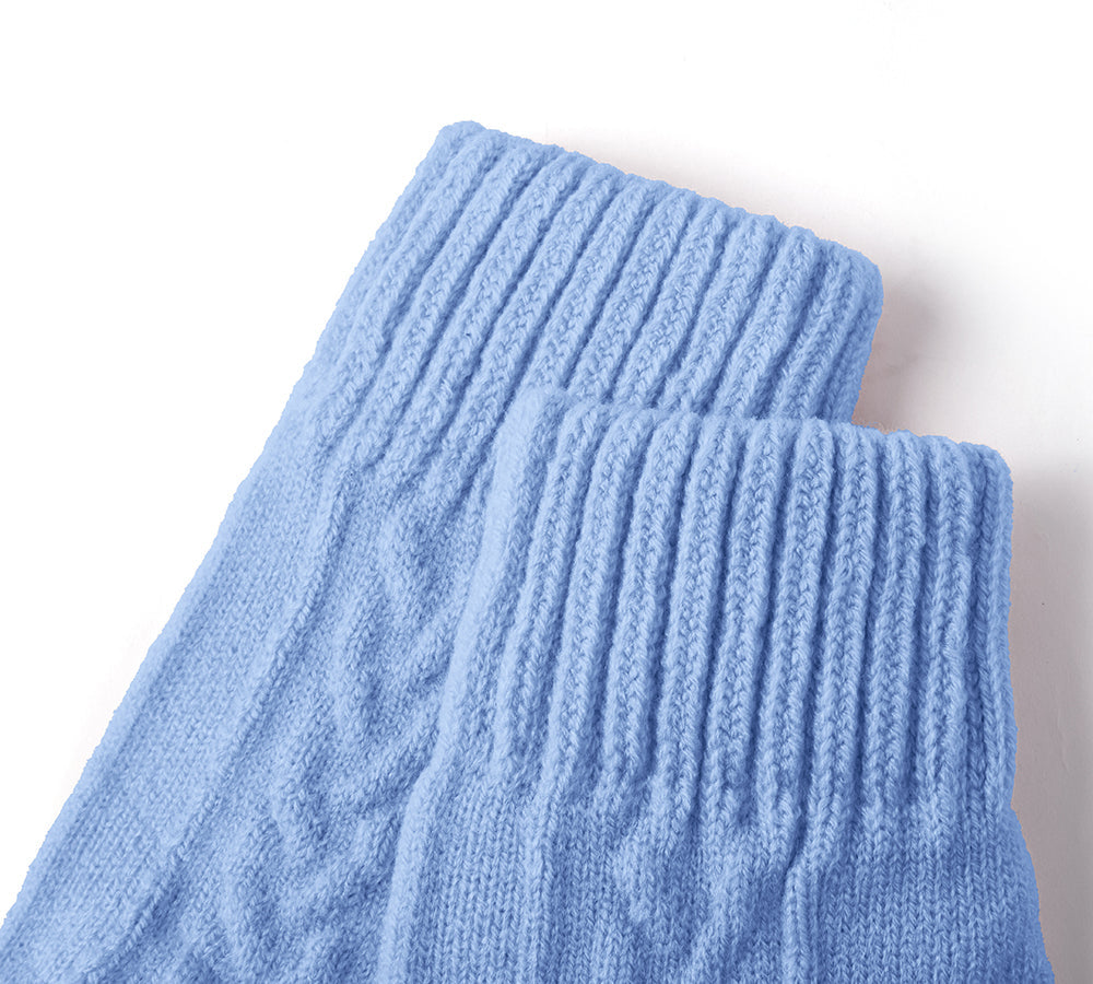 EVERAU® Fingerless Ultra Plush Knit Gloves